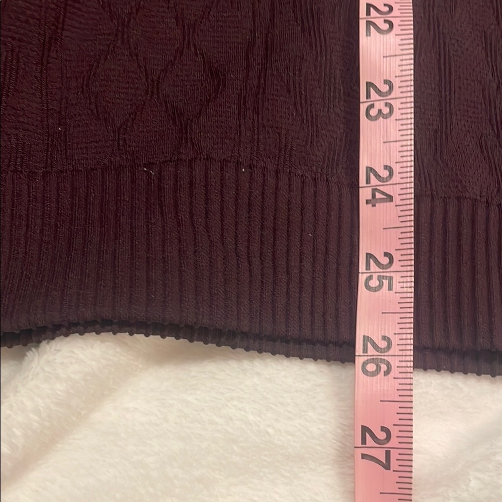 lululemon athletica restless pullover Maroon Hooded Sweater - Picture 7 of 7